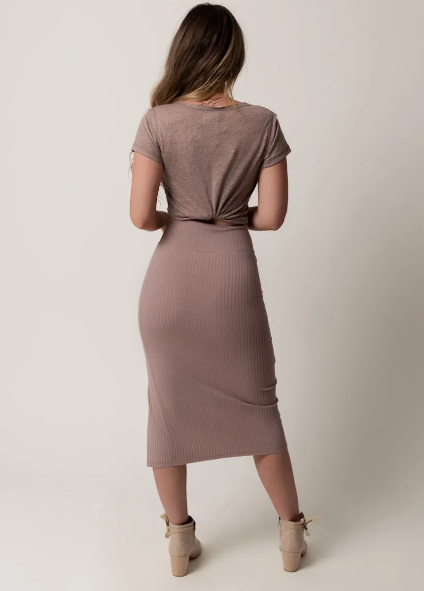 Kalama Henley in Heather Taupe sold by Joyfolie product image thumbnail 5