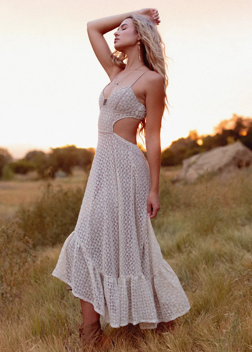 Bebe Dress in Ecru sold by Joyfolie product image thumbnail 2