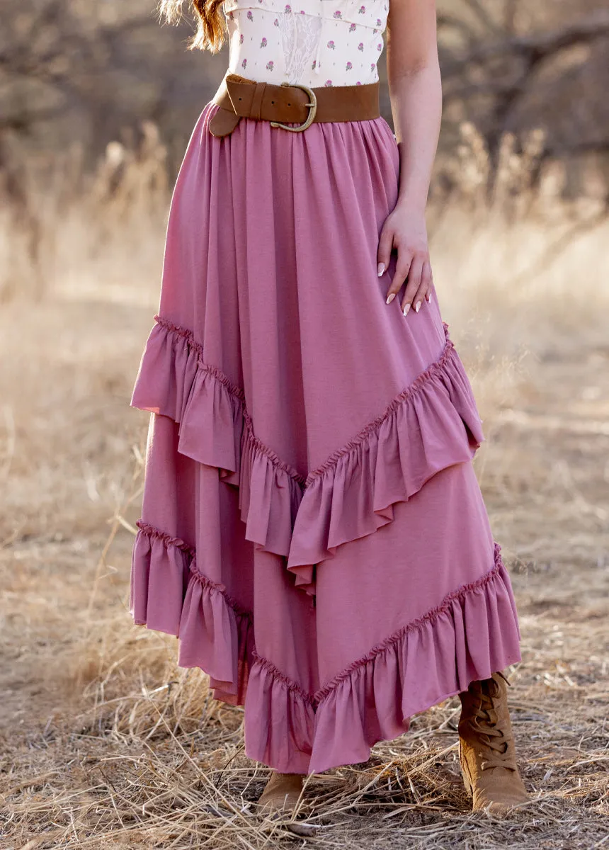 Theresa Skirt in Mauve sold by Joyfolie product image thumbnail 3