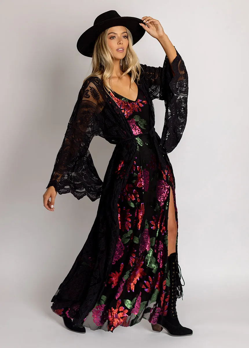 Aulora Dress in Rose Floral sold by Joyfolie product image thumbnail 2