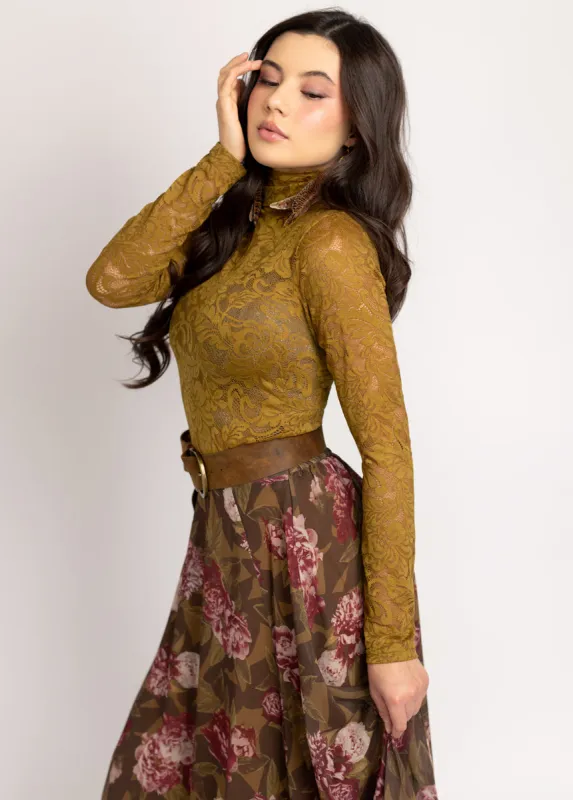 Iris Top in Bistre sold by Joyfolie