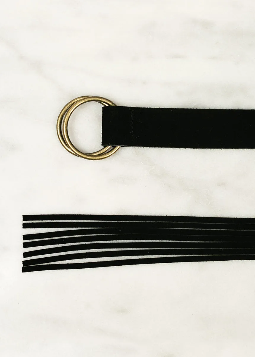 Sara Leather Belt in Black sold by Joyfolie product image thumbnail 5