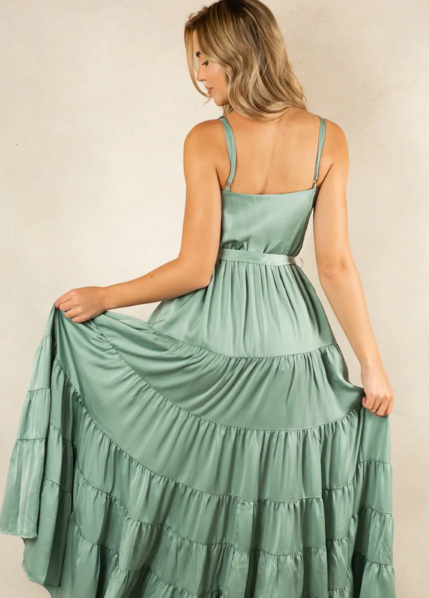 Zayla Dress in Seaglass sold by Joyfolie product image thumbnail 3