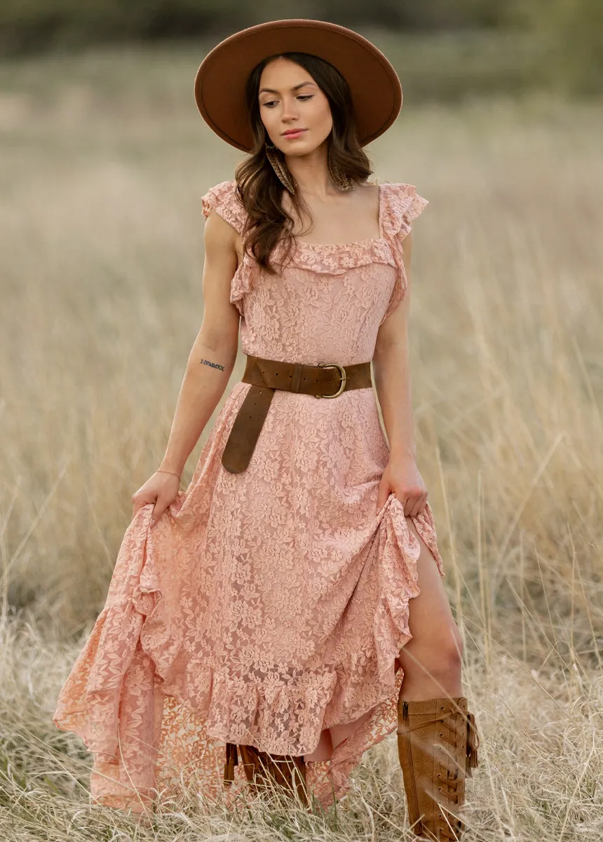 Bette Dress in Dusty Pink sold by Joyfolie