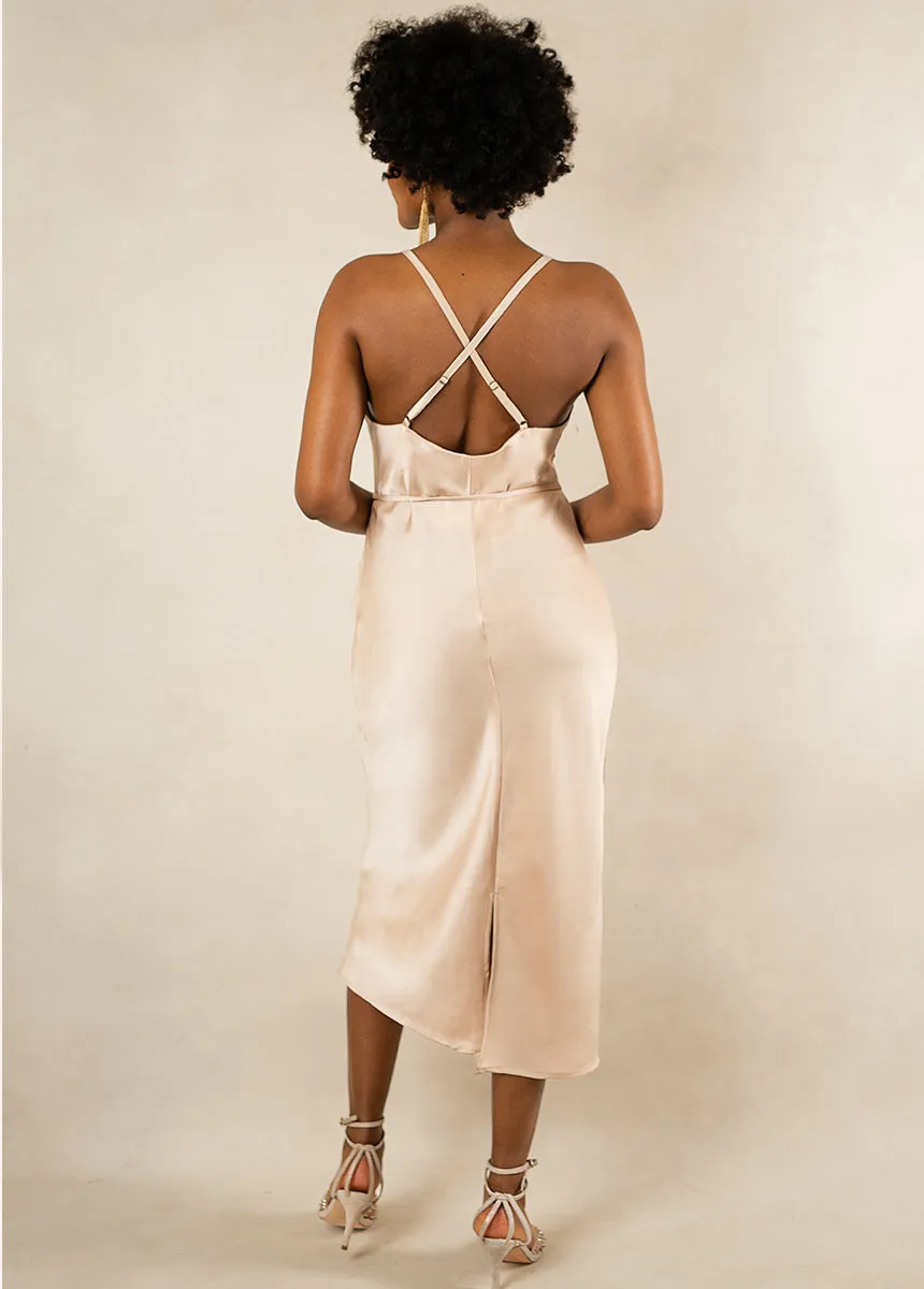 Amanda Dress in Champagne sold by Joyfolie product image thumbnail 3