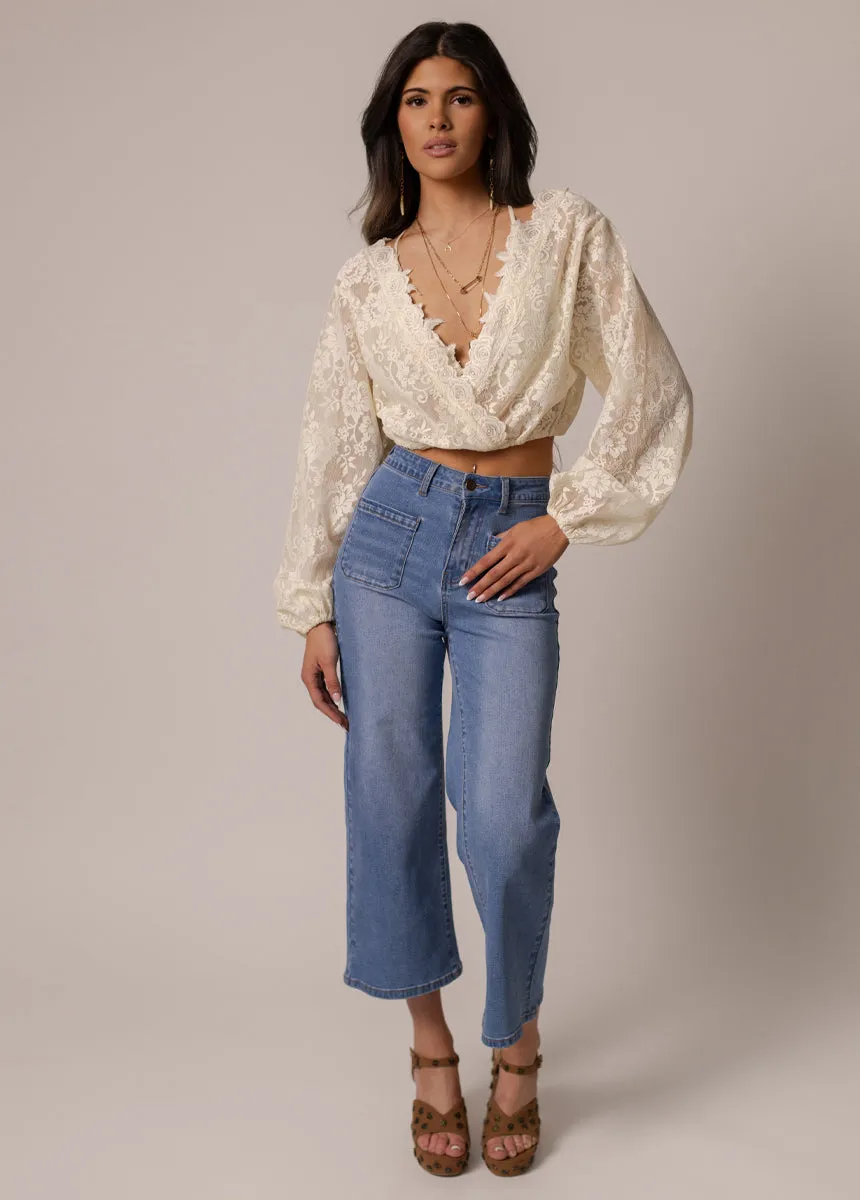 Wren Top in Cream sold by Joyfolie product image thumbnail 3