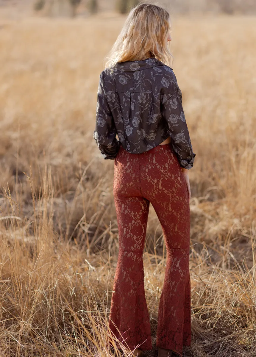 Agnecia Top in Dark Rose sold by Joyfolie product image thumbnail 5