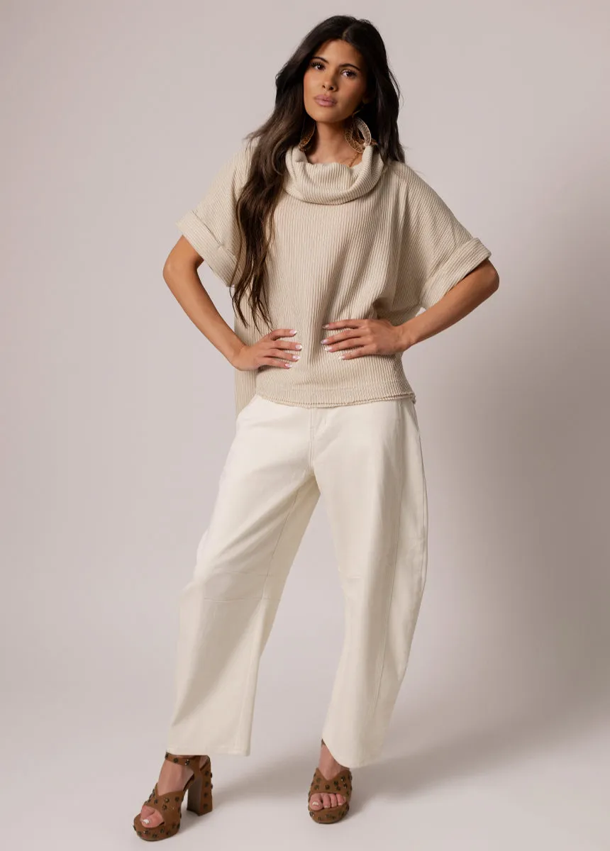 Laynie Top in Ecru sold by Joyfolie product image thumbnail 5