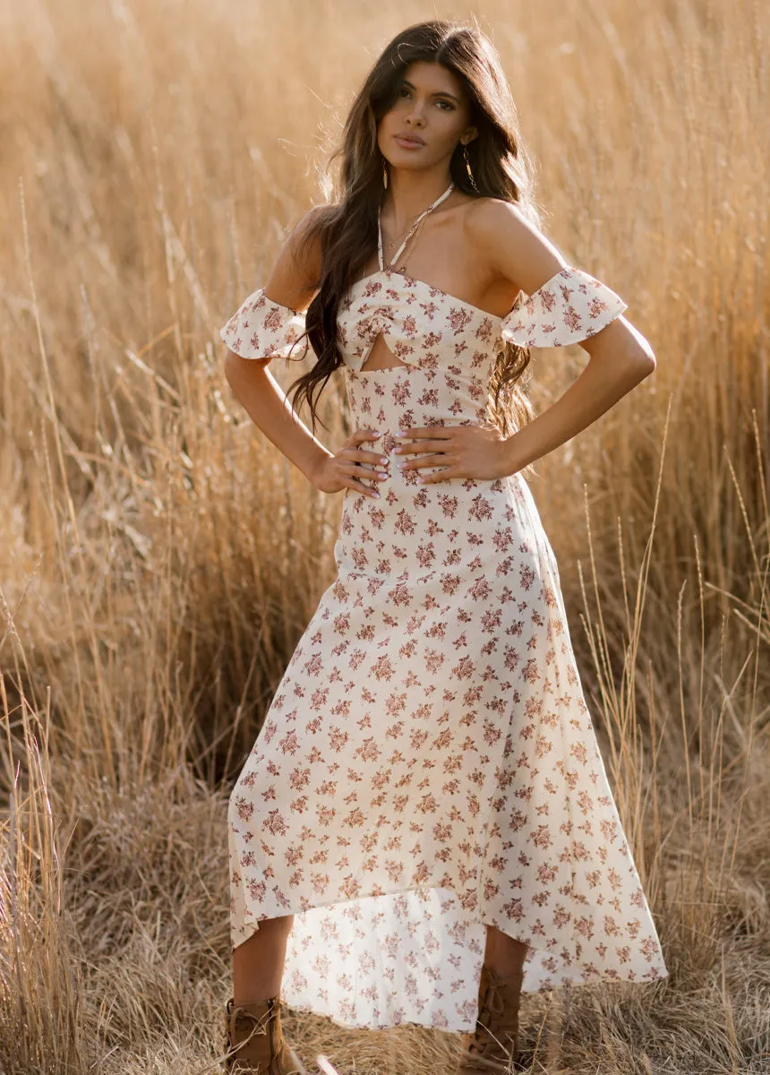 Chillie Dress in Pink Floral Print sold by Joyfolie product image thumbnail 2