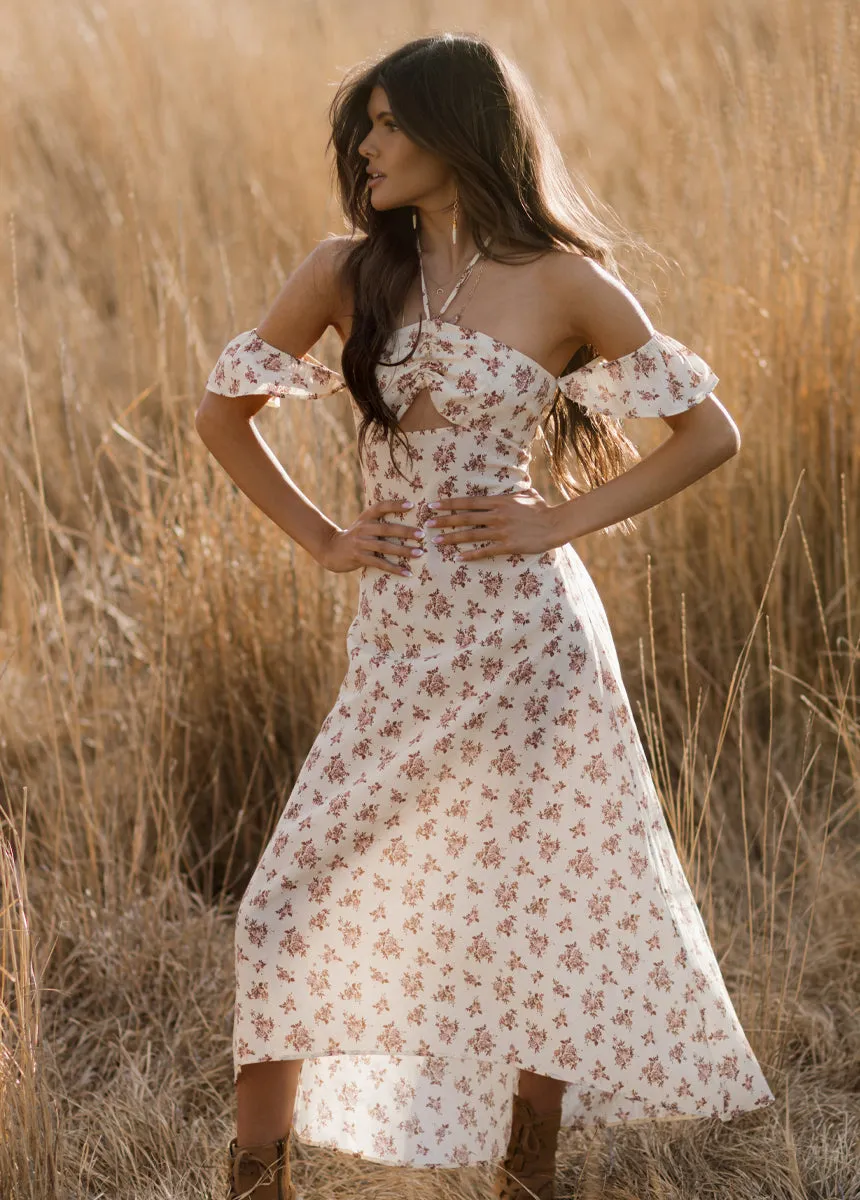 Chillie Dress in Pink Floral Print sold by Joyfolie product image thumbnail 3