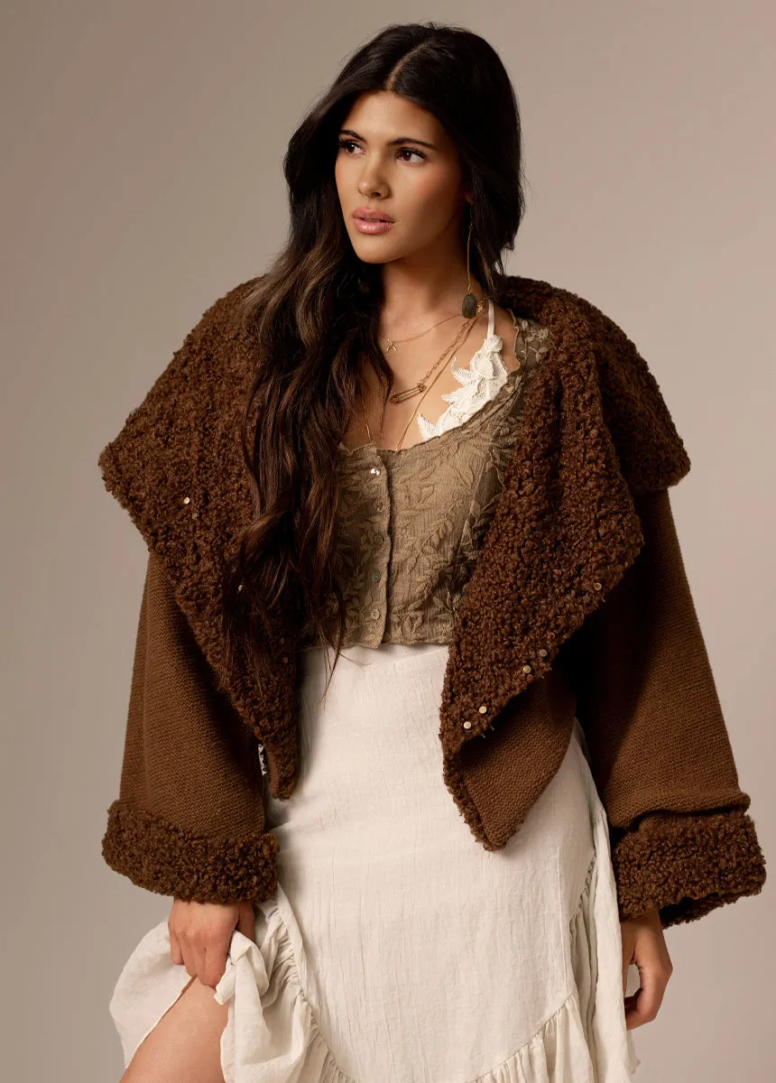Quinn Jacket in Hickory sold by Joyfolie product image thumbnail 5