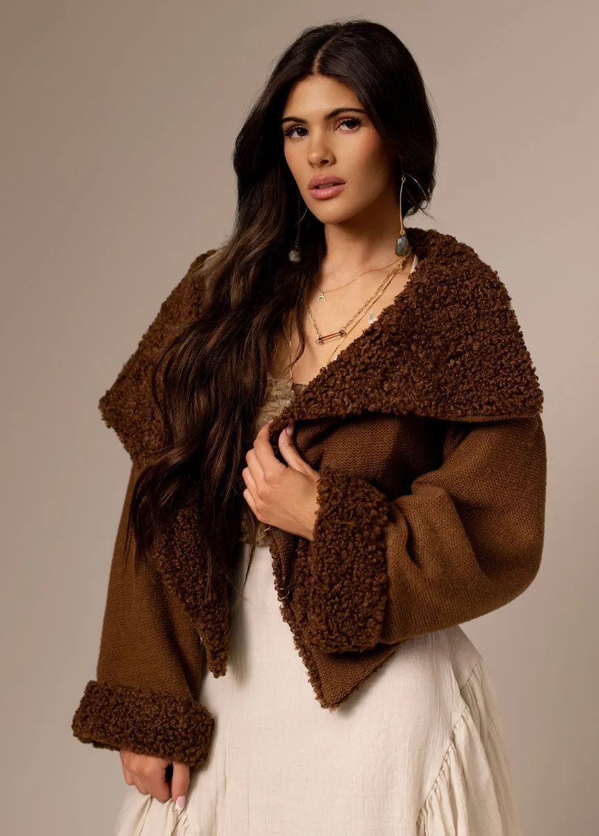 Quinn Jacket in Hickory sold by Joyfolie product image thumbnail 2