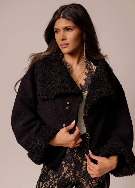 Quinn Jacket in Black made by Joyfolie