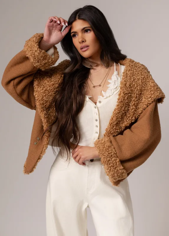 Quinn Jacket in Camel made by Joyfolie