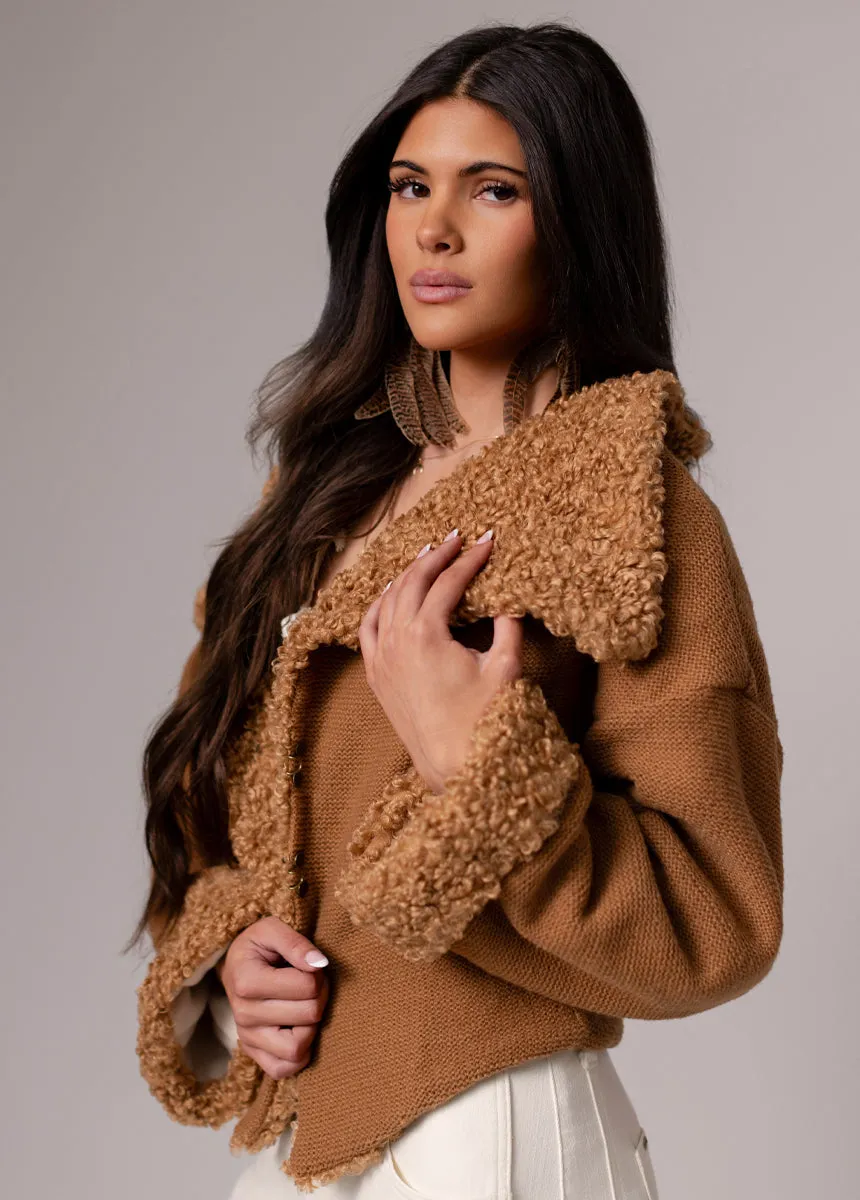 Quinn Jacket in Camel sold by Joyfolie product image thumbnail 2