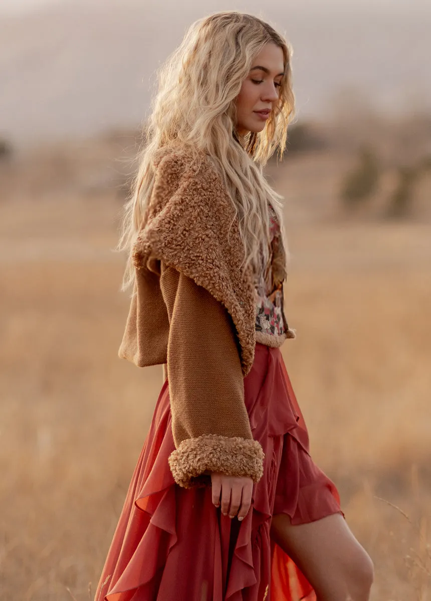 Quinn Jacket in Camel sold by Joyfolie product image thumbnail 3