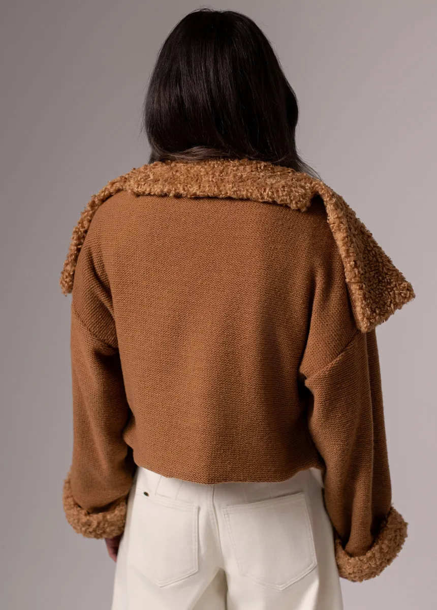 Quinn Jacket in Camel sold by Joyfolie product image thumbnail 4
