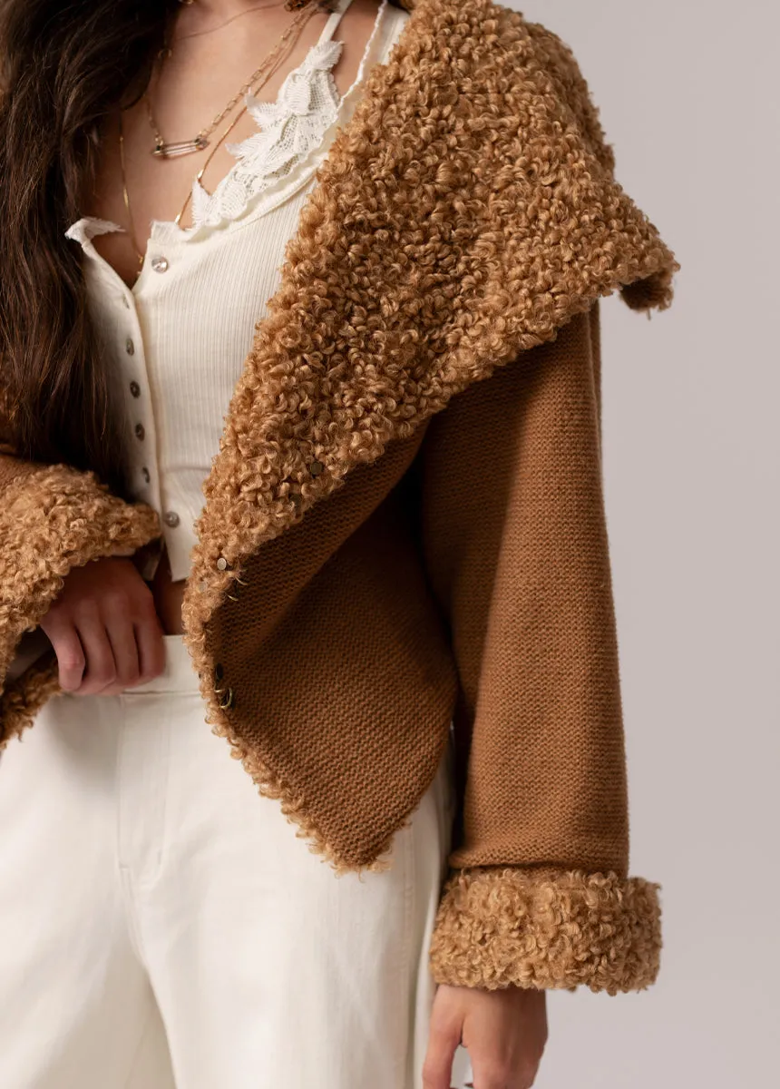 Quinn Jacket in Camel sold by Joyfolie product image thumbnail 5