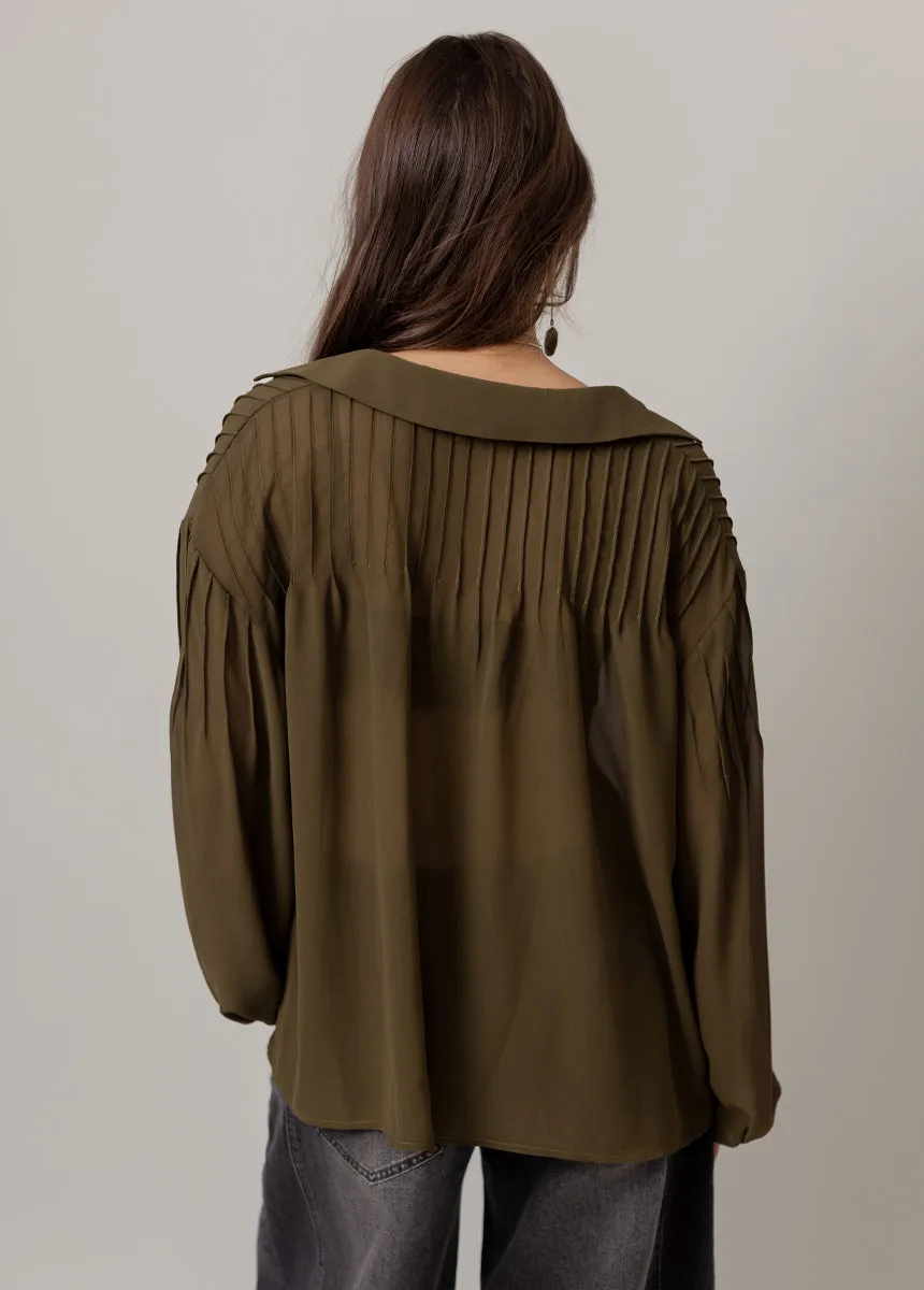 Benedict Top in Olive sold by Joyfolie product image thumbnail 3