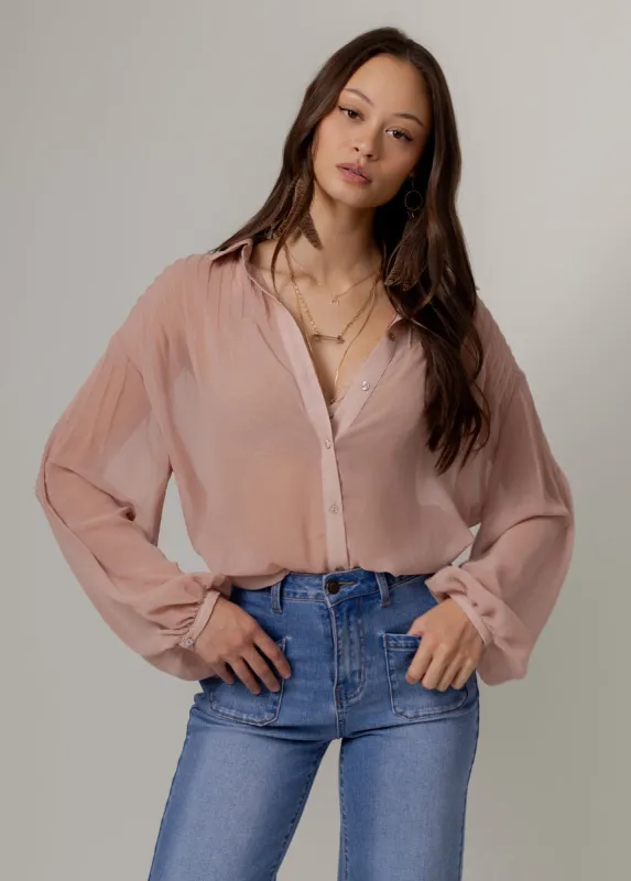 Benedict Top in Desert Shell made by Joyfolie