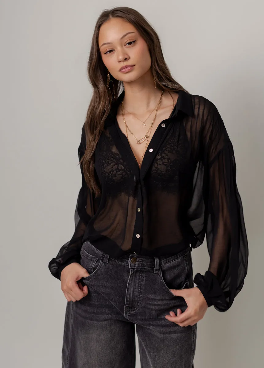 Benedict Top in Black sold by Joyfolie product image thumbnail 2