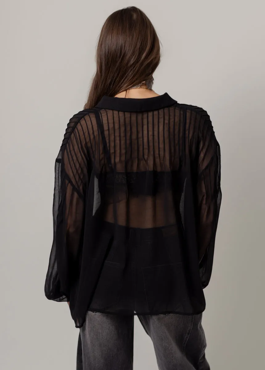 Benedict Top in Black sold by Joyfolie product image thumbnail 4