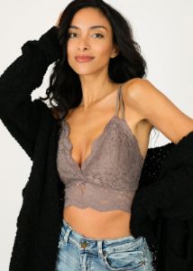 Mel Bralette in Morel sold by Joyfolie