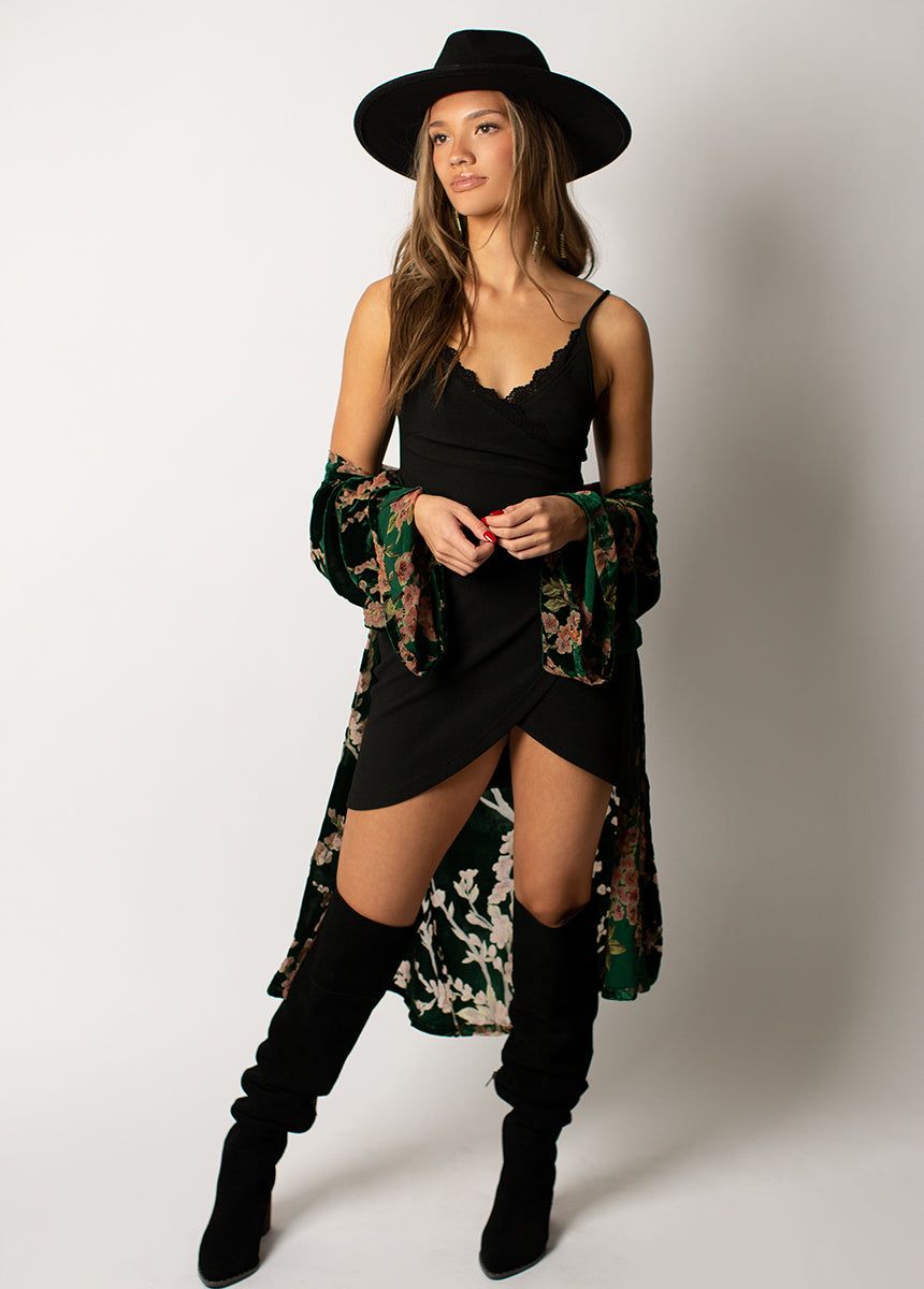 Poppy Dress in Black sold by Joyfolie product image thumbnail 5