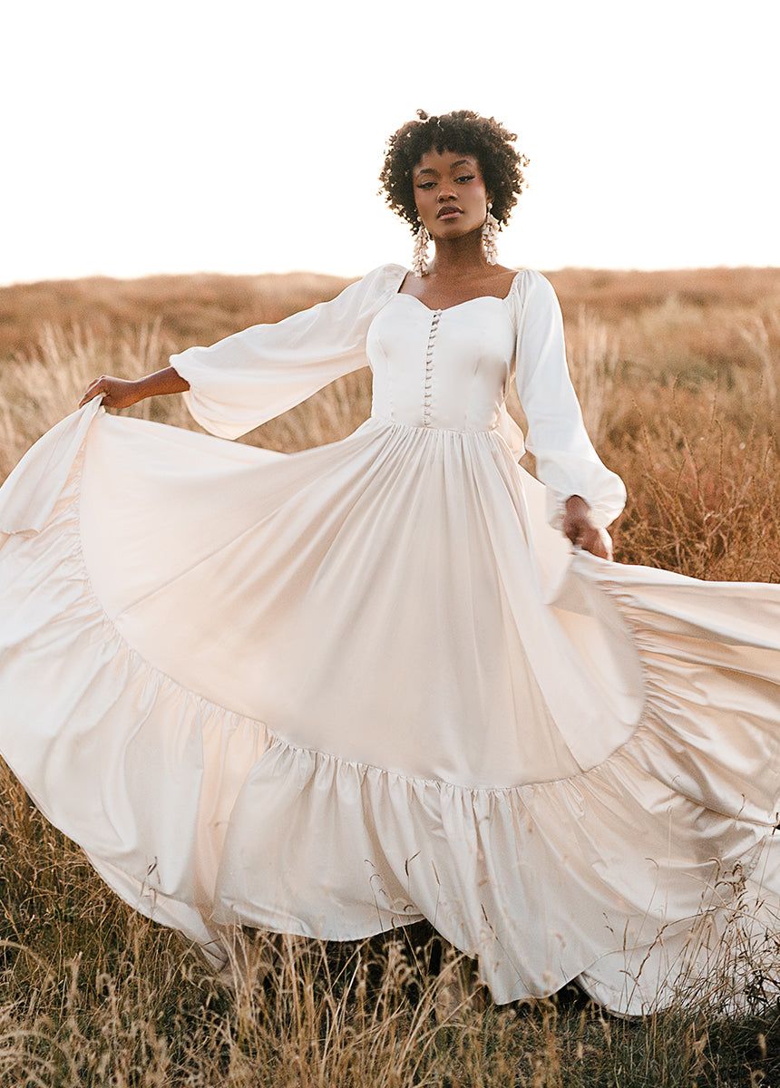 Lorna Impact Dress in Cream sold by Joyfolie product image thumbnail 3