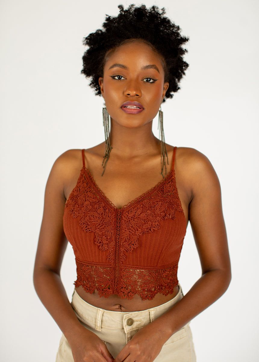 Martina Bralette in Rust sold by Joyfolie product image thumbnail 2