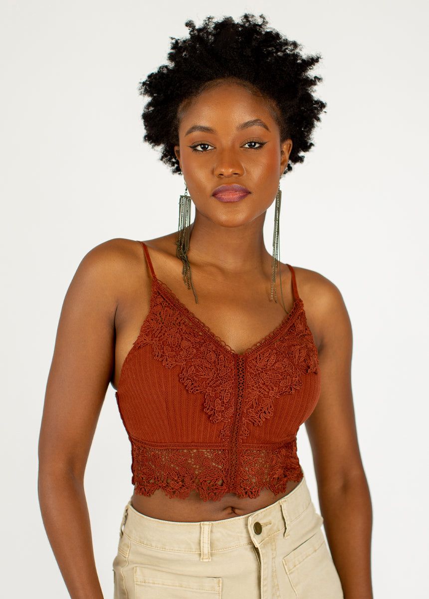 Martina Bralette in Rust sold by Joyfolie product image thumbnail 4