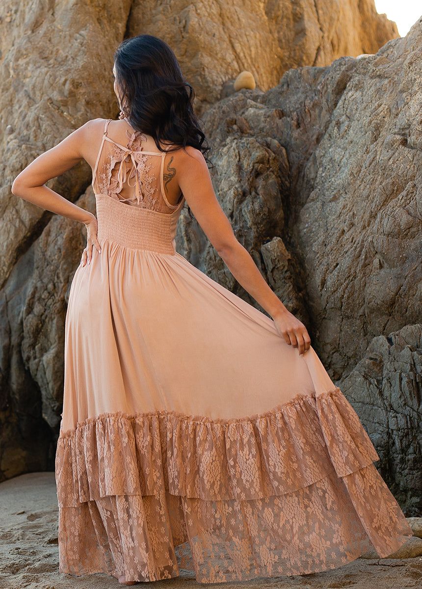 Christelle Dress In Desert Shell sold by Joyfolie product image thumbnail 2