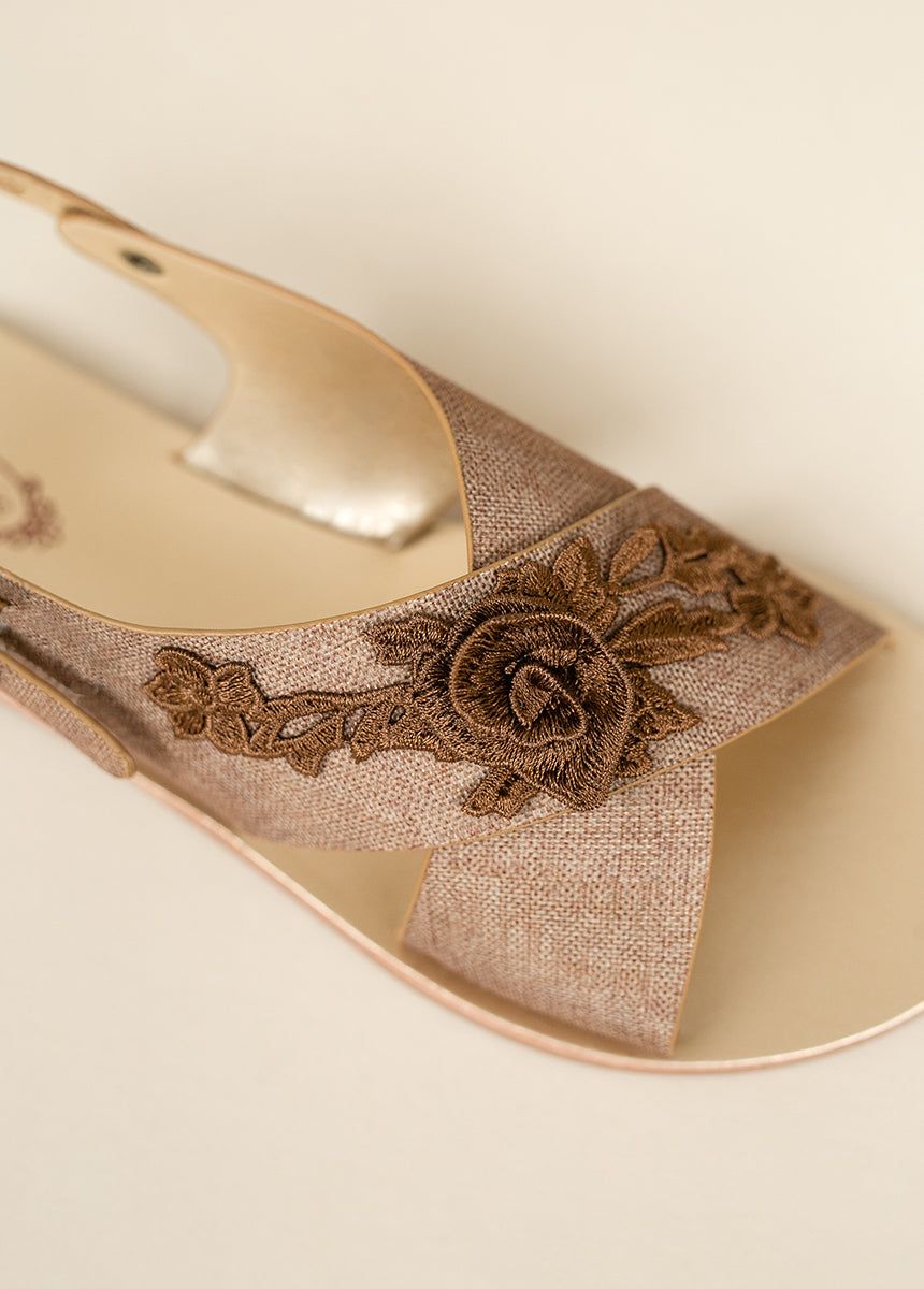 Women's Aria Sandal in Brown sold by Joyfolie product image thumbnail 4