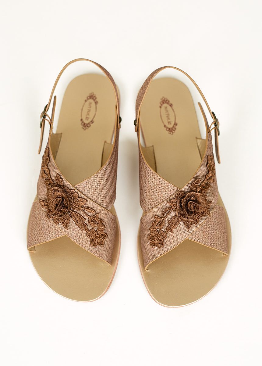 Women's Aria Sandal in Brown sold by Joyfolie product image thumbnail 3