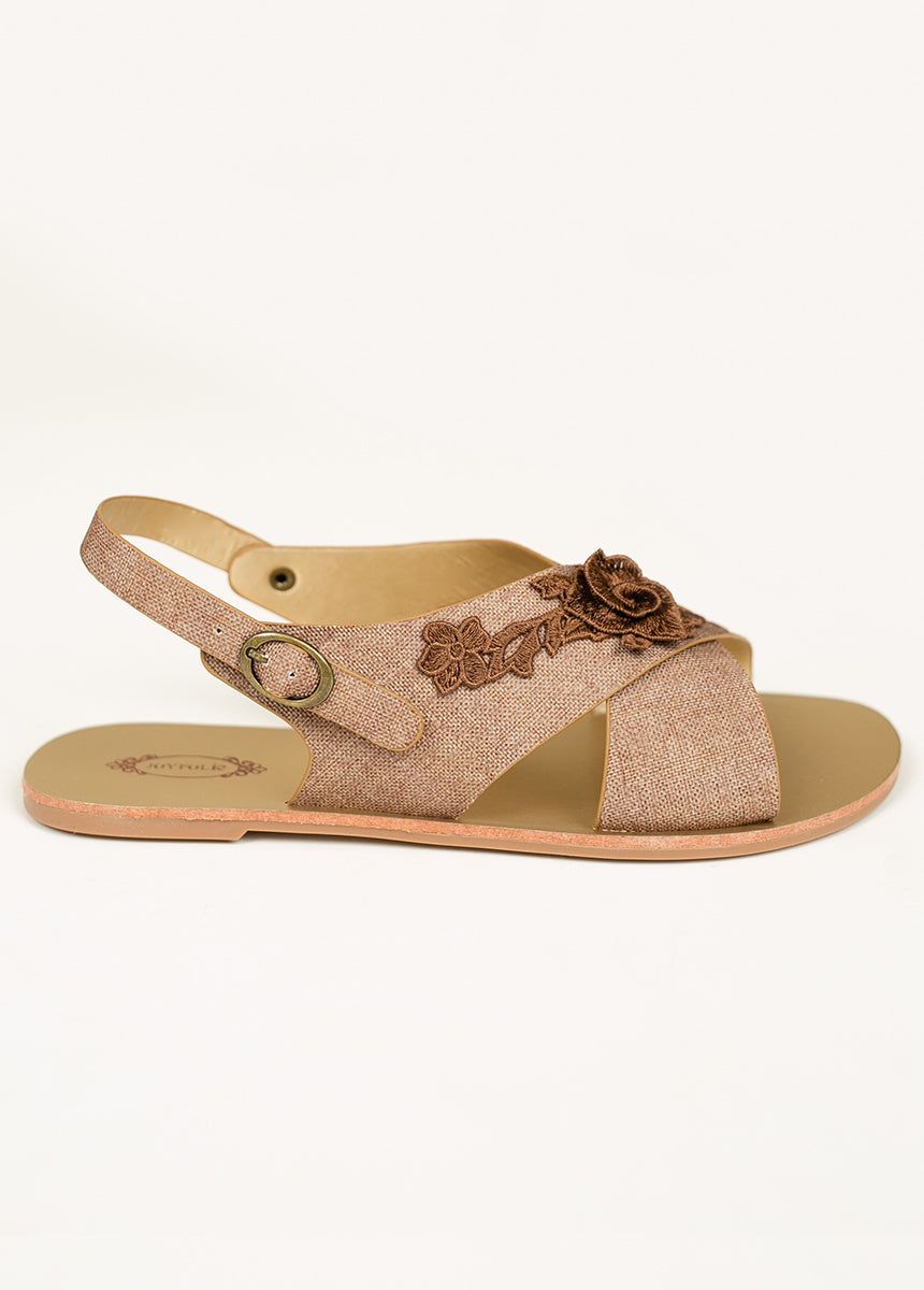 Women's Aria Sandal in Brown sold by Joyfolie product image thumbnail 2