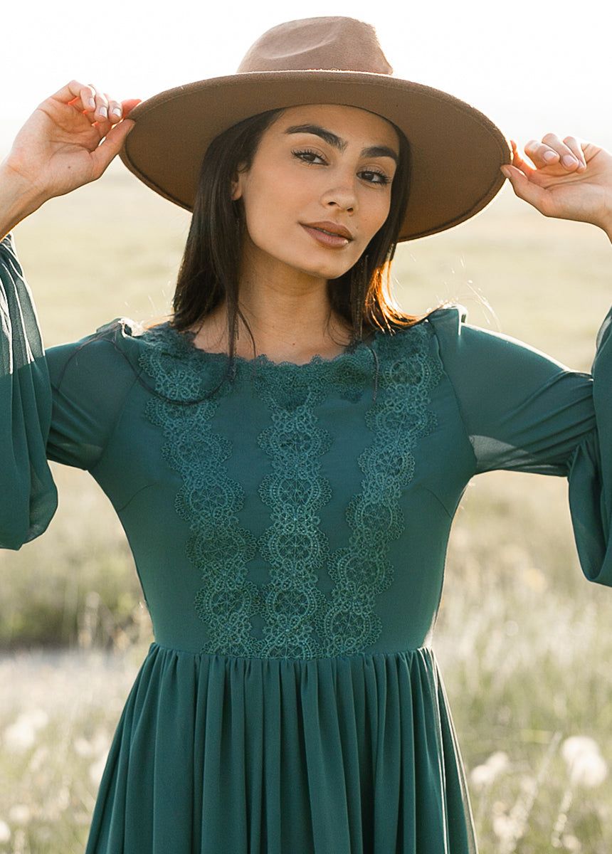 Marjorie Dress in Teal sold by Joyfolie product image thumbnail 5