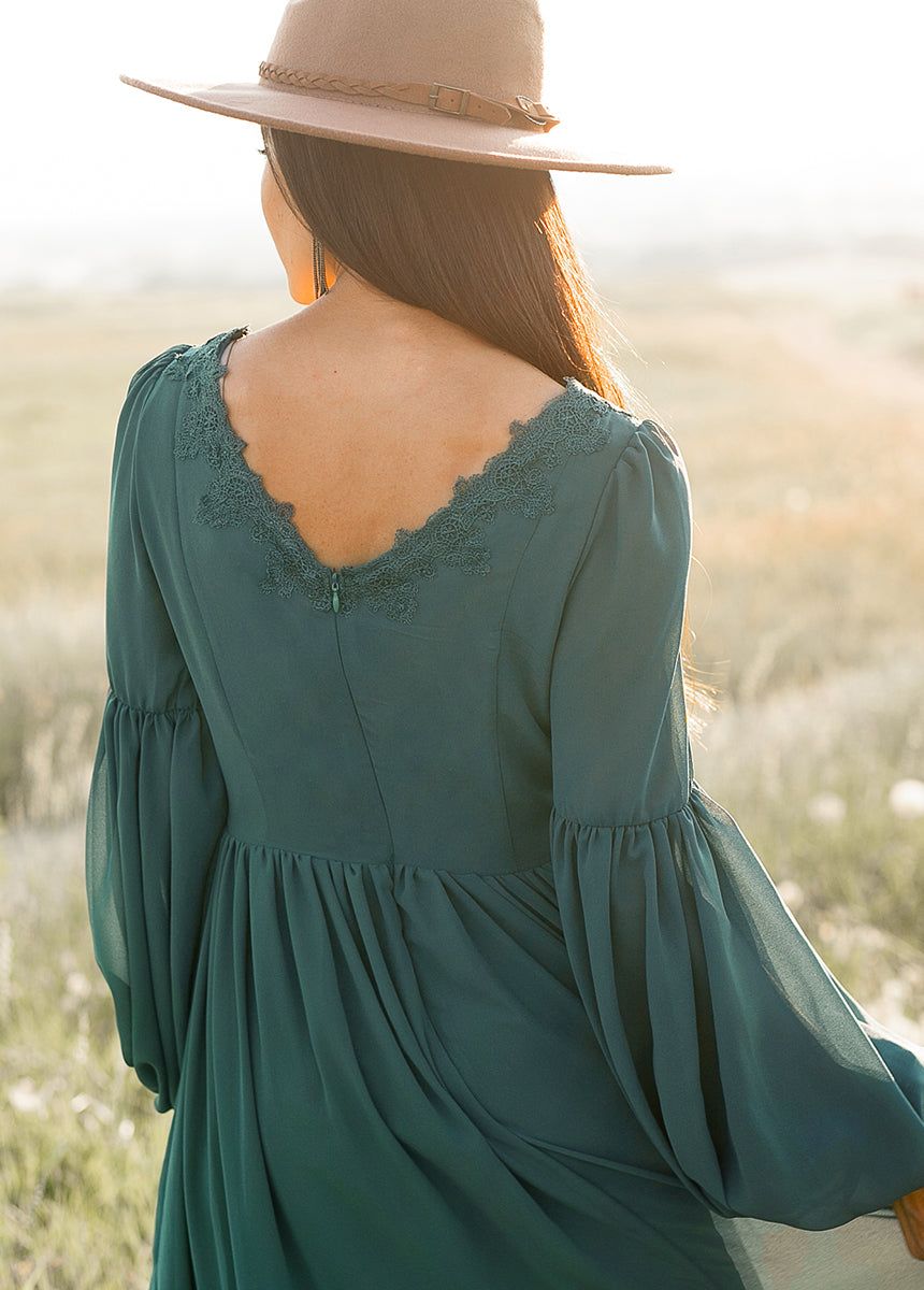 Marjorie Dress in Teal sold by Joyfolie product image thumbnail 4