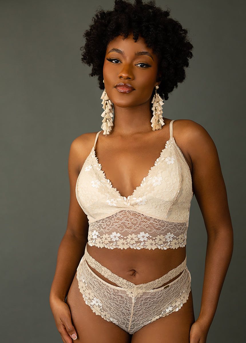 Lyric Bralette in Oat sold by Joyfolie product image thumbnail 2