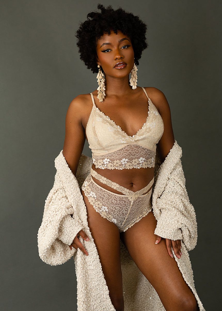 Lyric Bralette in Oat sold by Joyfolie product image thumbnail 4