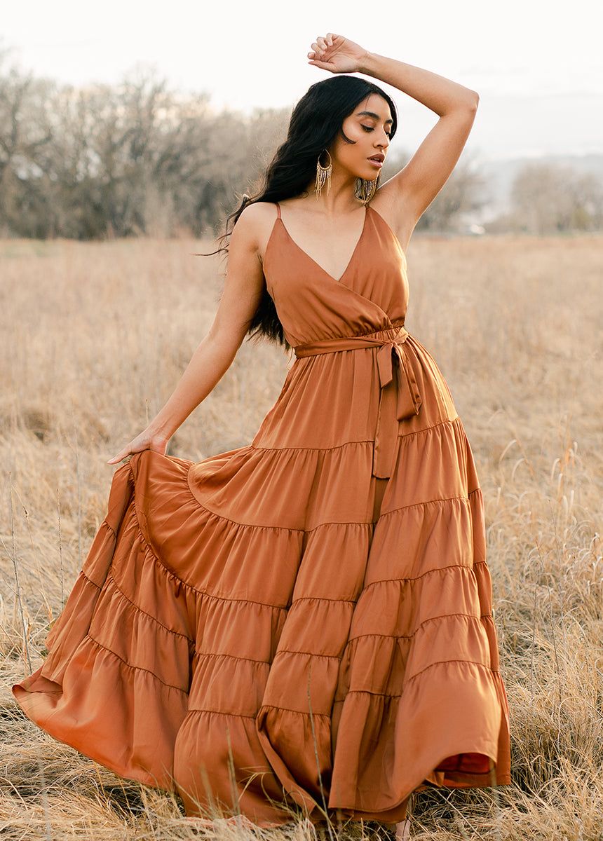 Zayla Bridesmaid Dress in Sienna sold by Joyfolie product image thumbnail 4