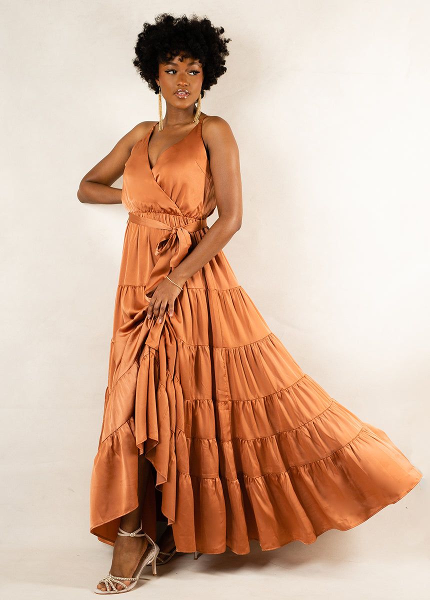 Zayla Bridesmaid Dress in Sienna sold by Joyfolie