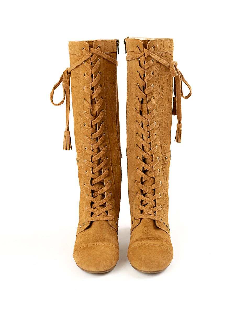 Marita Tall Boot in Pecan sold by Joyfolie product image thumbnail 5