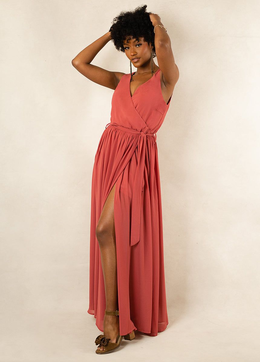Miriam Bridesmaid Dress in Camellia sold by Joyfolie product image thumbnail 3