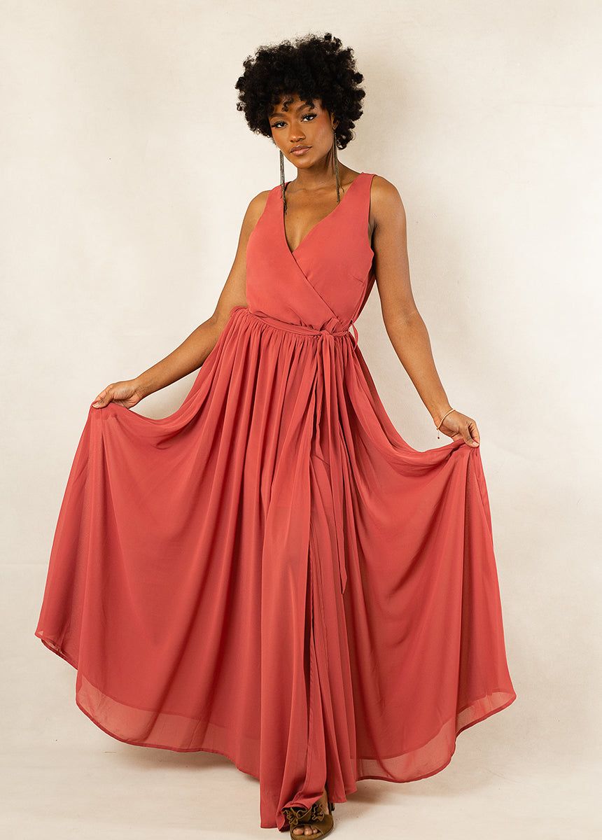Miriam Bridesmaid Dress in Camellia sold by Joyfolie product image thumbnail 2