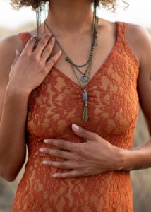 Carmel Slip Dress in Acorn sold by Joyfolie