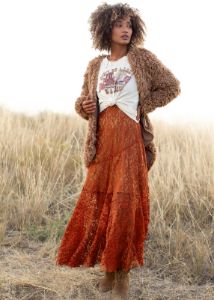 Carmel Slip Dress in Acorn sold by Joyfolie