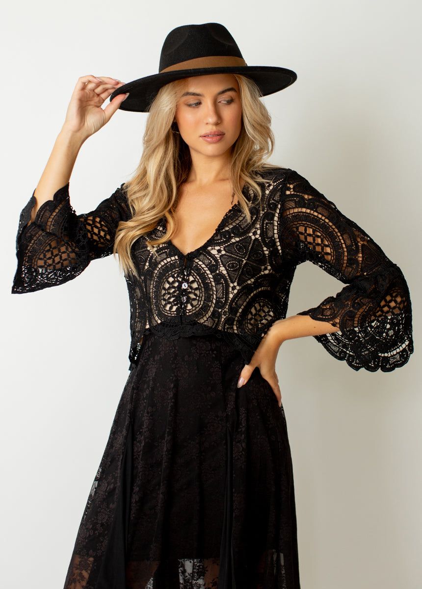 Moira Jacket in Black sold by Joyfolie product image thumbnail 3