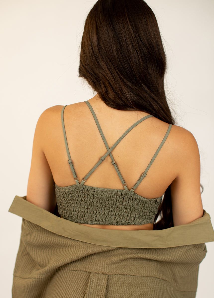 Erika Bralette in Olive sold by Joyfolie product image thumbnail 2