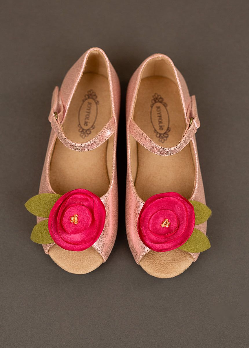Charlotte Flat in Metallic Pink sold by Joyfolie product image thumbnail 5