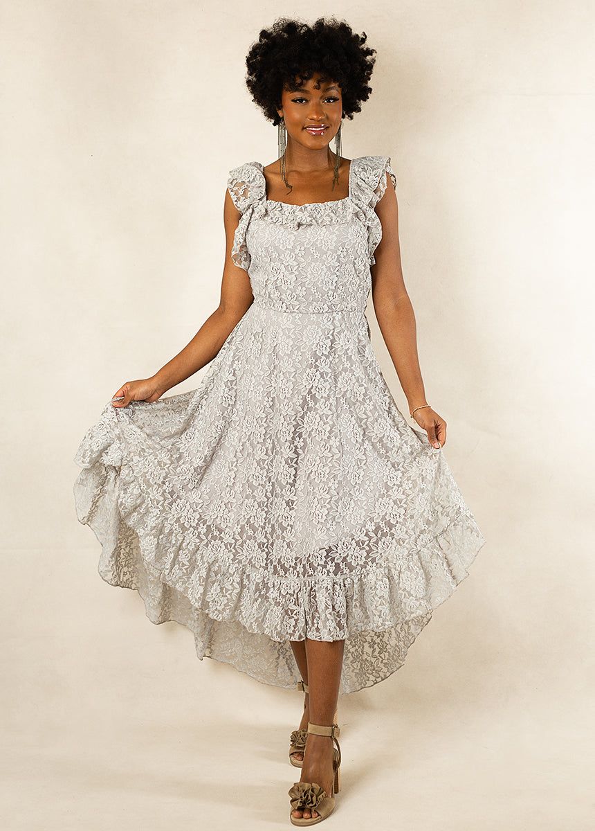 Bette Bridesmaid Dress in Shadow Blue sold by Joyfolie product image thumbnail 3